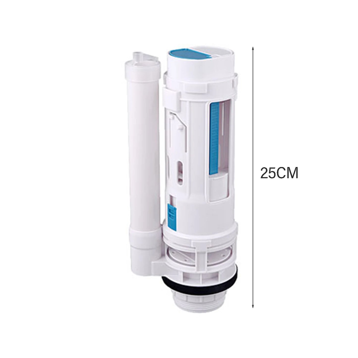 Toilet Dual Flush Valve Convenient to Install Water Saving Tank Button Suitable for Connected Side Toilet Water Tank Peaceful Pleasures Health and Wellness