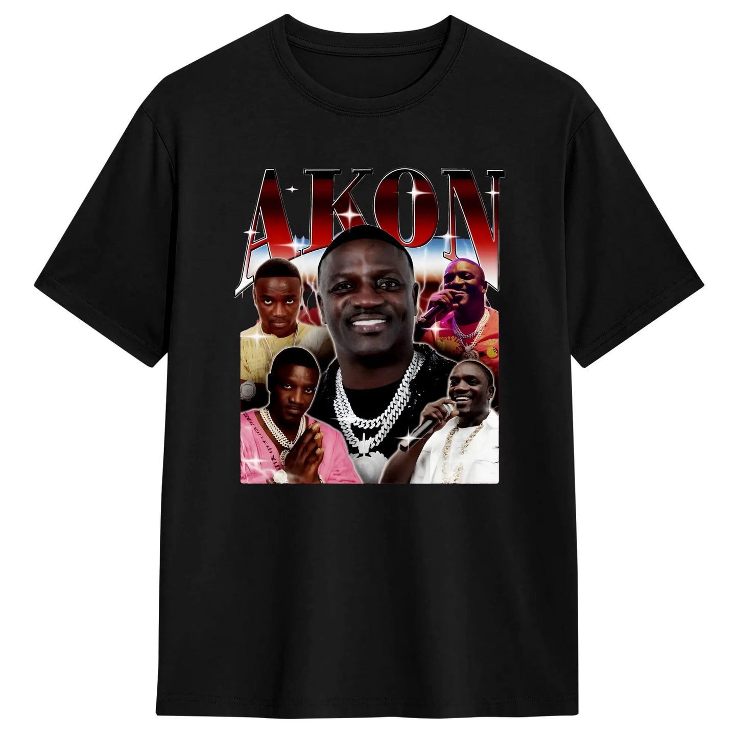 Akon Nights Like This Tour 2026 Men's Cotton T-Shirt S–6XL