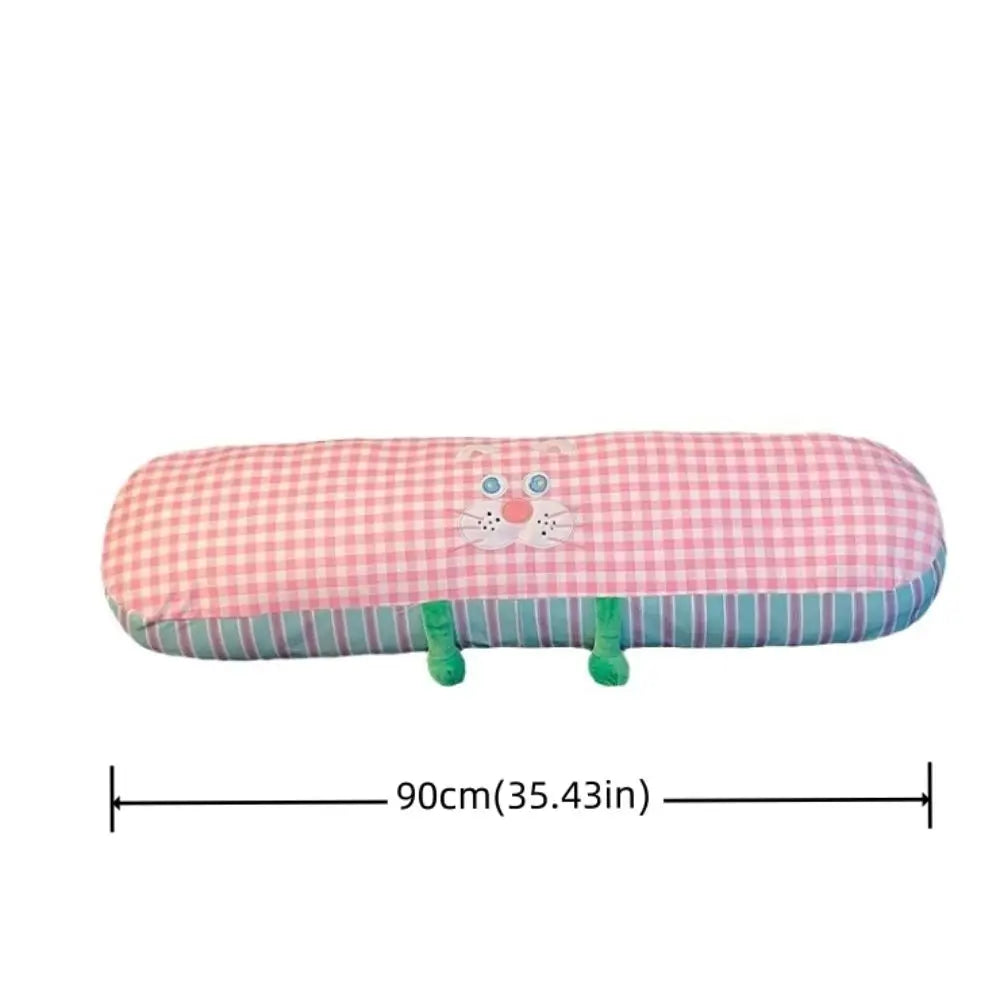 Cute Soft Long Body Pillow – 90cm Cotton Side Sleeper Cushion