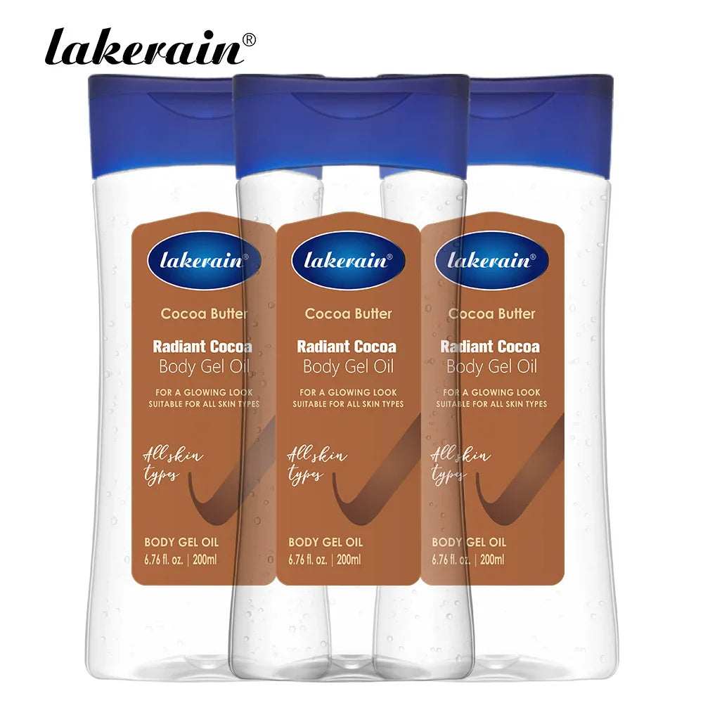 200ml Cocoa Body Oil Gel – Deep Hydration & Radiant Glow
