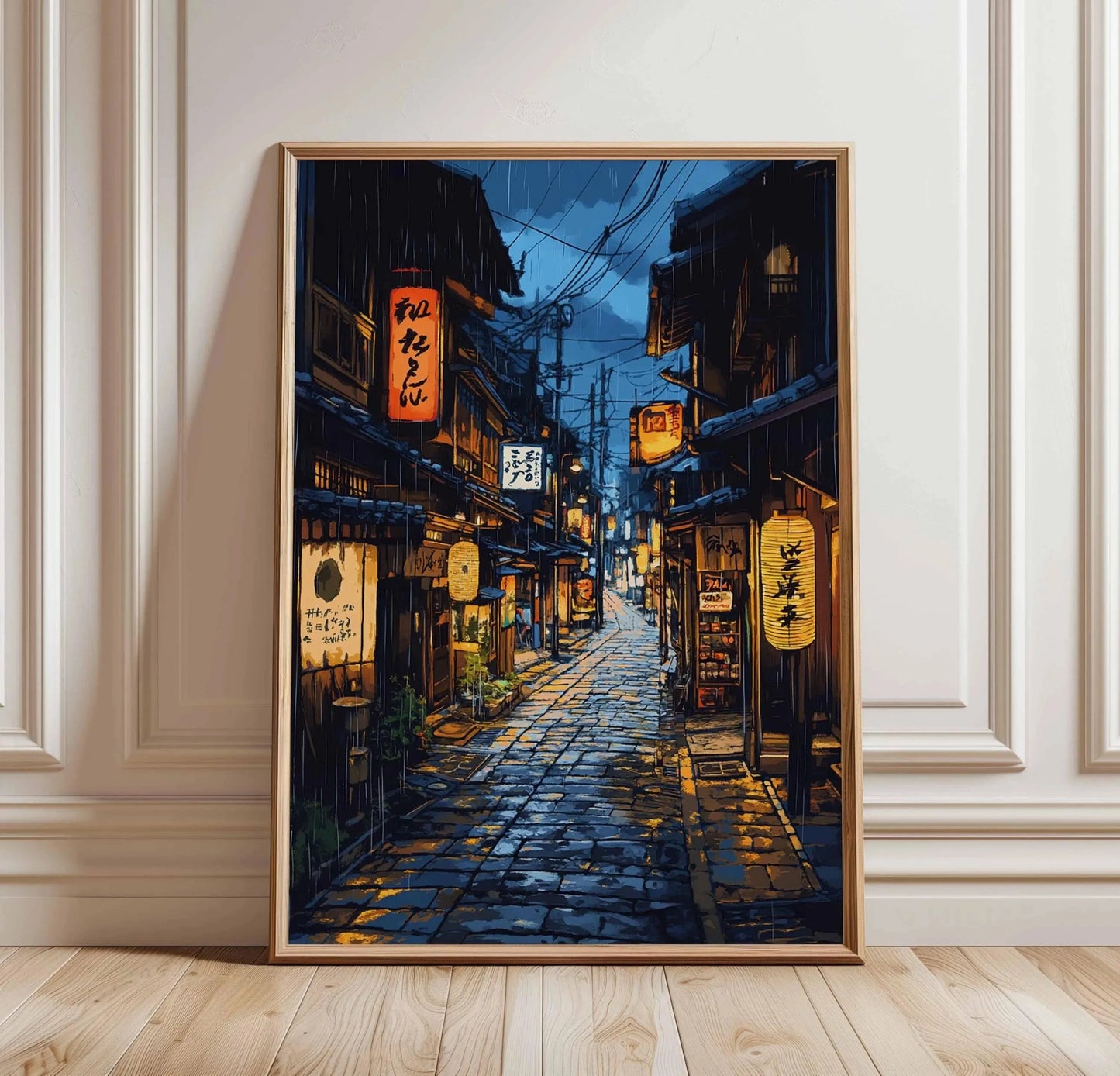 Anime Ramen Shop Canvas Print | Tokyo Street Wall Art