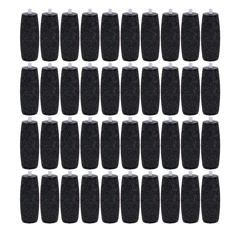 40-Pack Foot File Replacement Rollers – Callus & Dead Skin Remover