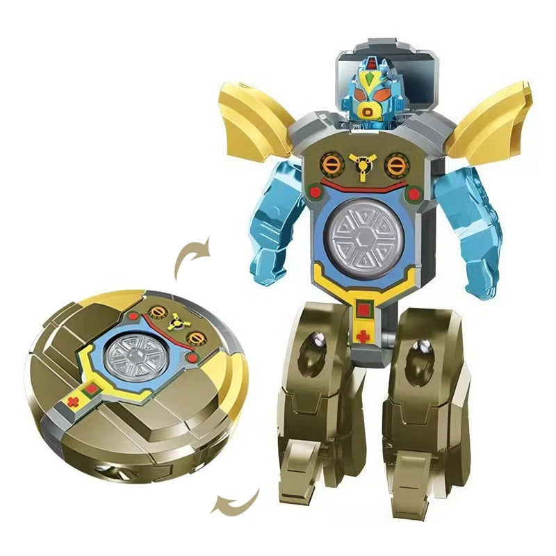 Transformable Robot Mech Gyro Fidget Spinner Toy – Boys Gift