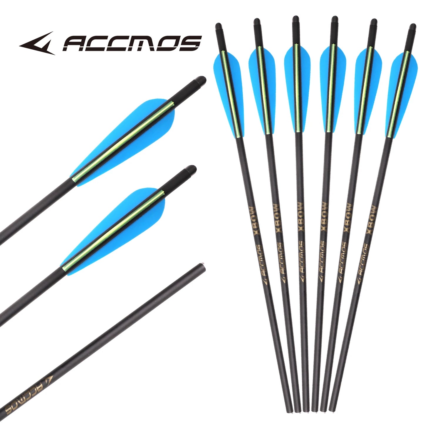 12 24 50 Crossbow Carbon Arrow 22 20 18 Vane Archery Hunting Shooting