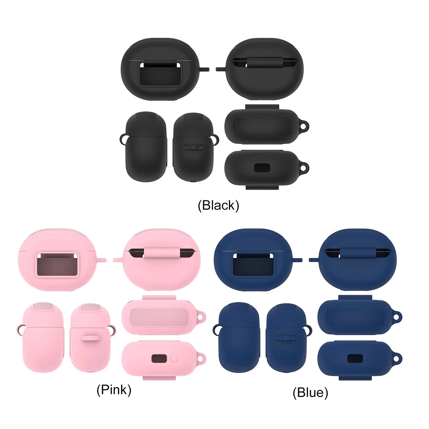 For TOZO NC20 Pro/NC20 Earbud Silicone Cover Washable Case Headphone Protective Case Shockproof Dustproof Case with Carabiner Peaceful Pleasures Health and Wellness