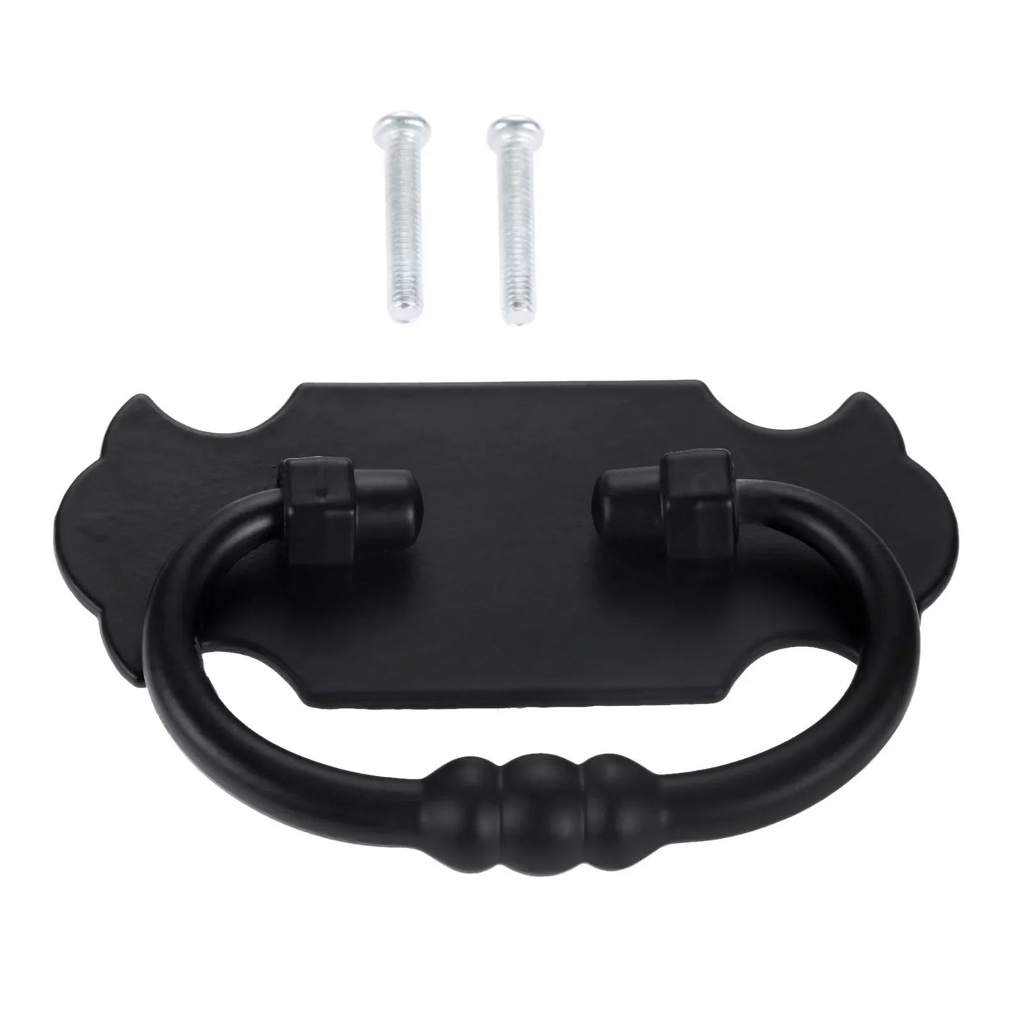 Vintage Black Zinc Alloy Drawer Pull Handle 88x56mm | Cabinet Knob