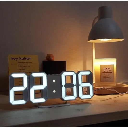 Digital Decoration for Bedroom Desk Watches Led Wall Clock Living Room Alarm Modern Home and Decoration Electronic Table Decor Peaceful Pleasures Health and Wellness