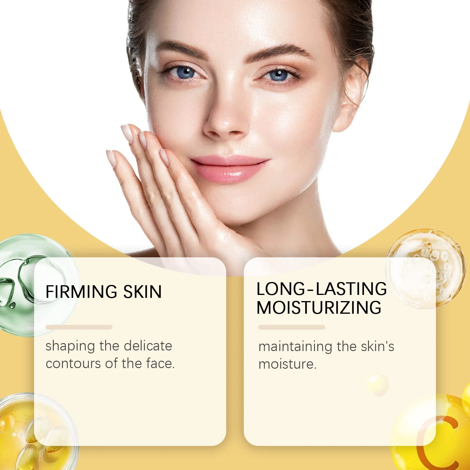 Collagen Moisturizing Facial Cream Smoothing Even Skin Tone Enhance Skin Firmness Shrink Pores Radiant Skin Nourish Face Lotion Peaceful Pleasures Health and Wellness