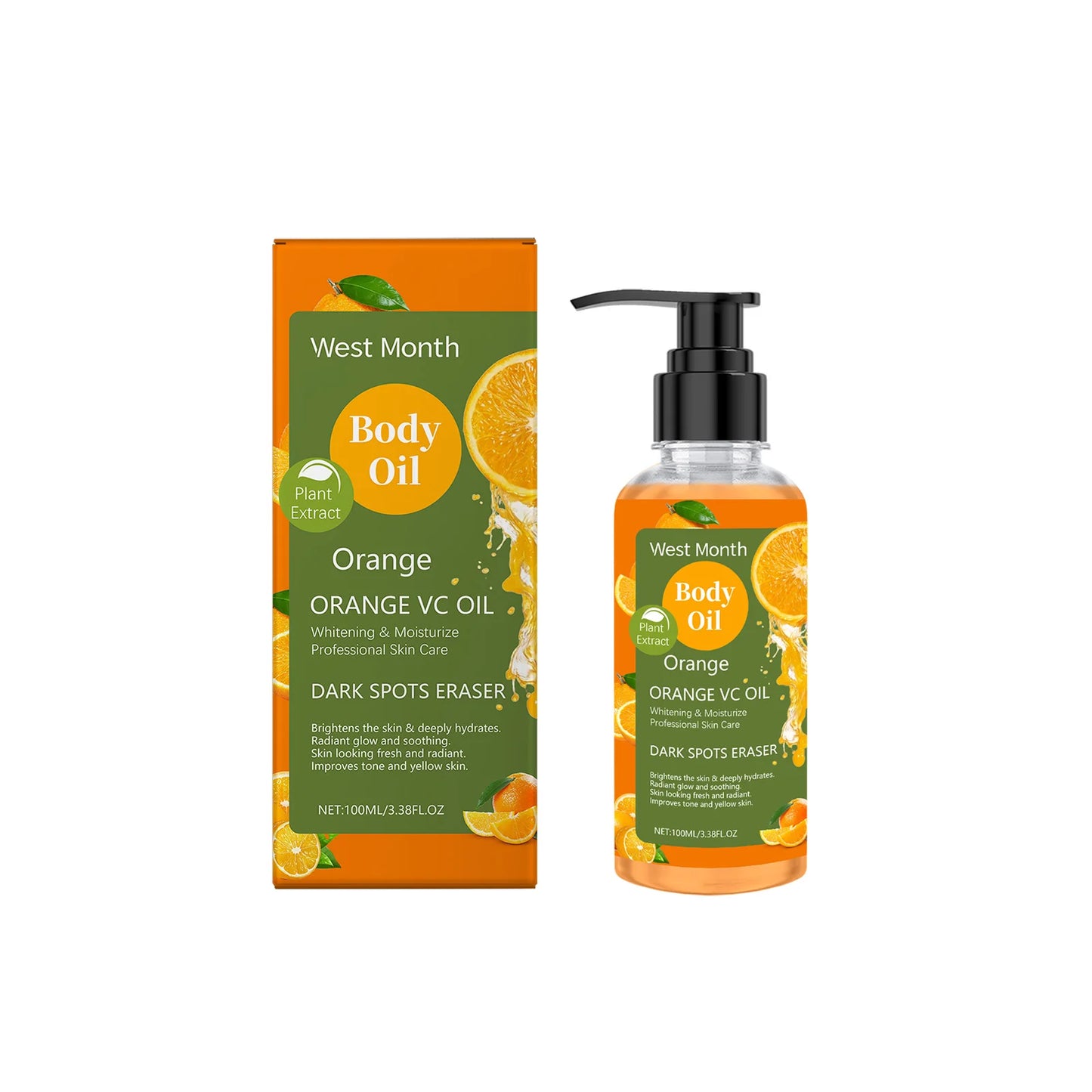 Vitamin C Brightening Body Oil – Even Skin Tone & Hydration