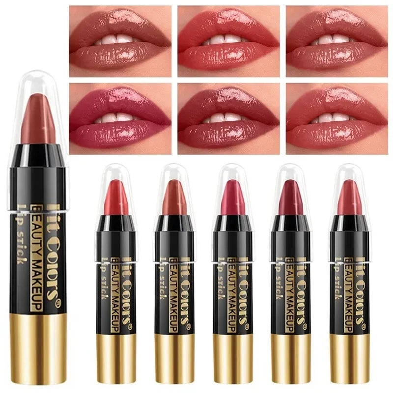 Moisturizing Crayon Lipstick – Velvet Matte & Waterproof