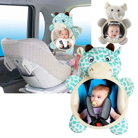 Baby Car Mirror Safety Car Seat Mirror Rear Facing Car Seat Mirror Wide Crystal Clear View Shatterproof Car Kids Monitor Peaceful Pleasures Health and Wellness