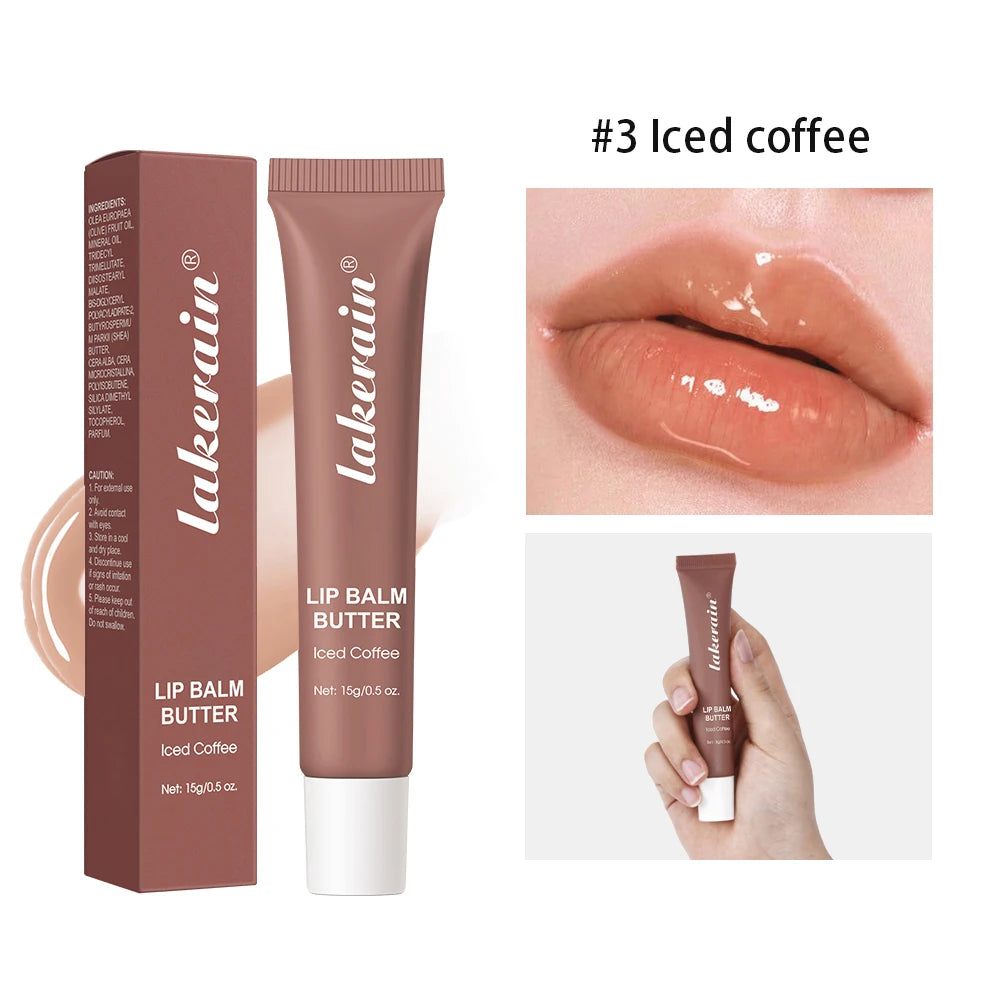 Lip Balm Moisturizing Mirror Lip Gloss Lip Vanilla Pink Sugar Coffee Cake Smell Lipstick Transparent Oil Makeup Lips Care Peaceful Pleasures Health and Wellness 3 Iced coffee