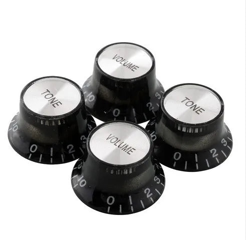 Black Gold Hat Volume Tone Knobs LP Electric Guitar Parts