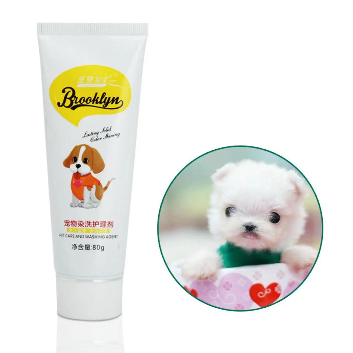 Dog Hair Dye Safely Grooming Lightweight Pet Care Professional Hair Dye Coloring Peaceful Pleasures Health and Wellness dark green