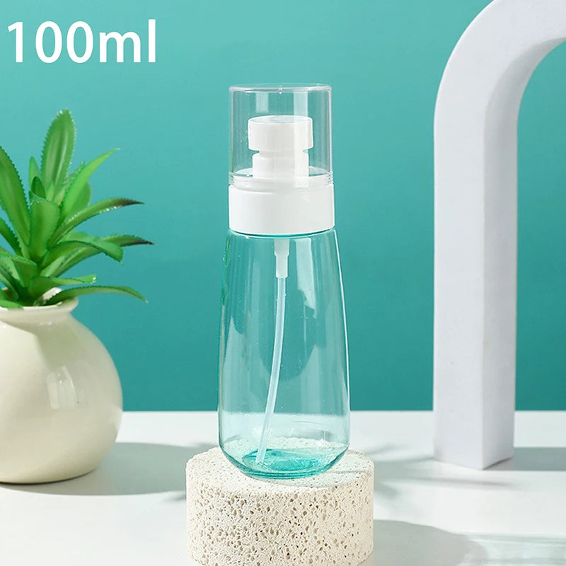 30ml/60ml/100ml Fine Mist Spray Bottle Plastic Bottl Lotion Pump Travel Perfume Water Bottles Refill Peaceful Pleasures Health and Wellness 100ml Blue