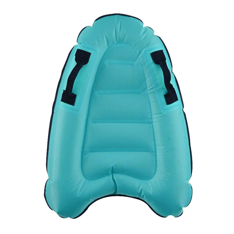 Inflatable Surfboard Portable Prone Board Beginner's Tour Lightweight Kickboard Water Skiing Board for Sea Surfing Peaceful Pleasures Health and Wellness