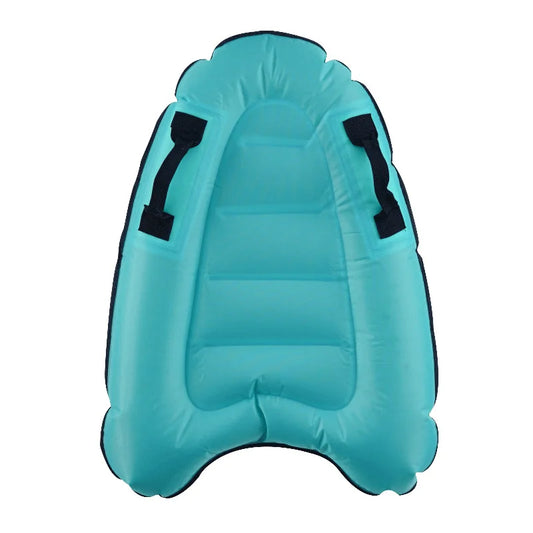 Inflatable Surfboard Portable Prone Board Beginner's Tour Lightweight Kickboard Water Skiing Board for Sea Surfing Peaceful Pleasures Health and Wellness
