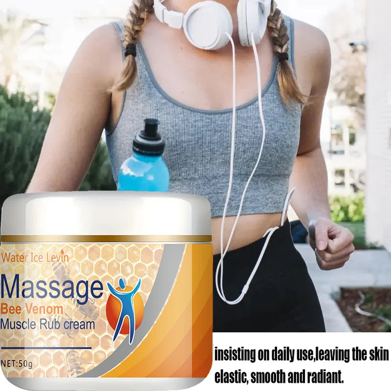 Muscle Massage Cream – Neck, Back, Feet & Legs | 50g Body Massage Cream Peaceful Pleasures Health and Wellness