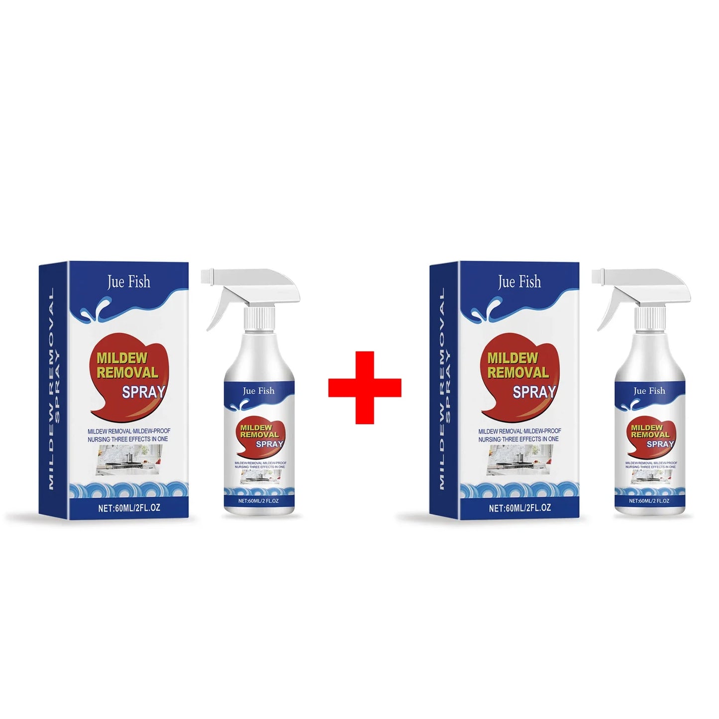 Mildew Removal Spray – Tiles, Bathtubs & Mould Cleaner 60ml