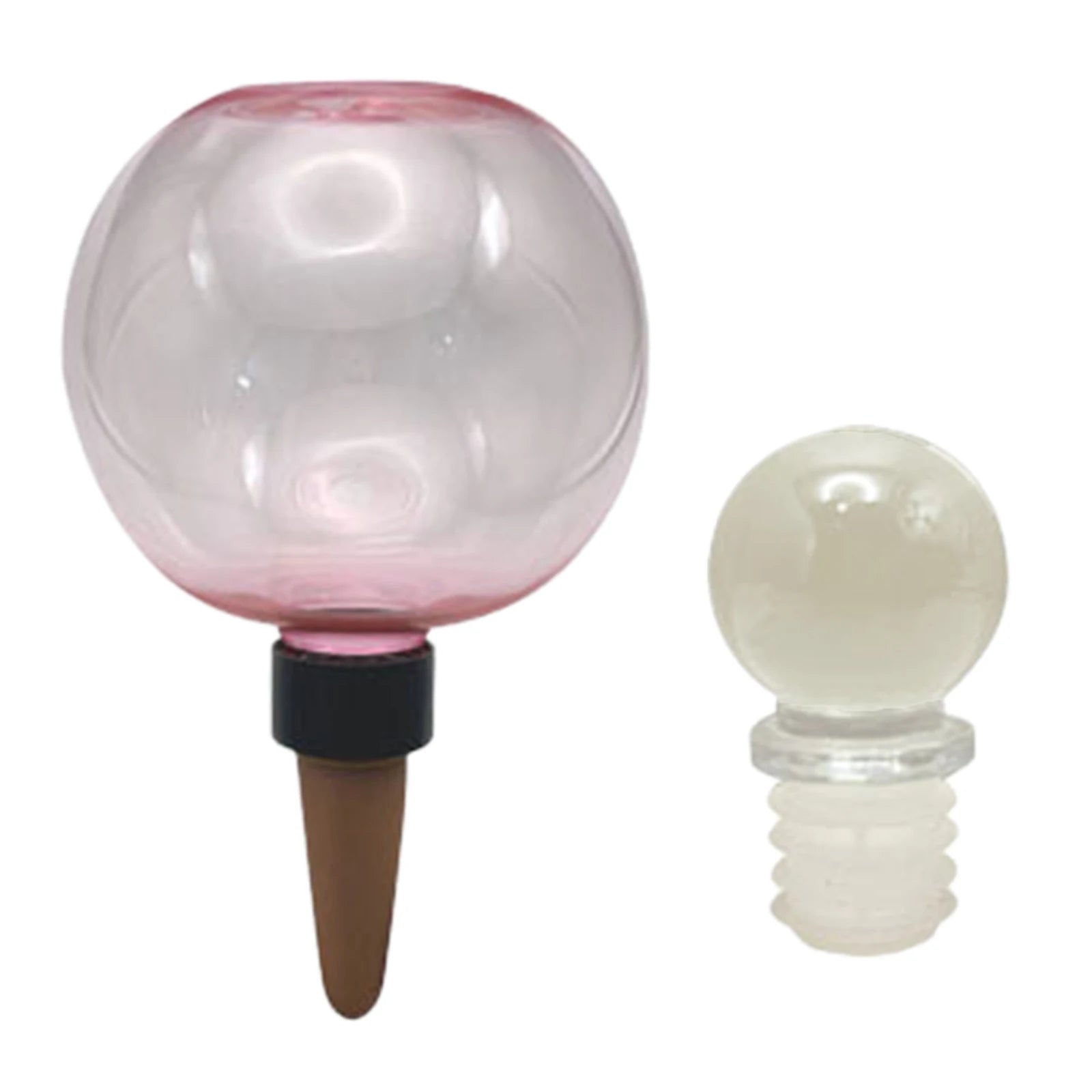 Self Watering Planter Insert with Covers Plant Watering Devices Plastic Water Bulbs for Automatic Drip Irrigation Indoor/Outdoor Peaceful Pleasures Health and Wellness Pink