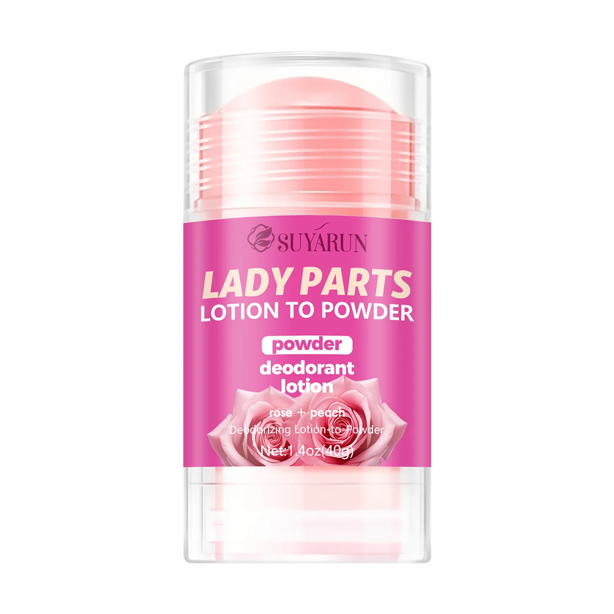SUYARUN Ladies Deodorant Anti-Sweat Moisturizing Refreshing Long-Lasting Comfort Fragrance Body Care Product. Peaceful Pleasures Health and Wellness 40g