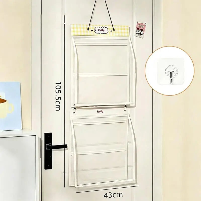 Hanging Plush Doll Organizer | Dustproof Display with Hooks