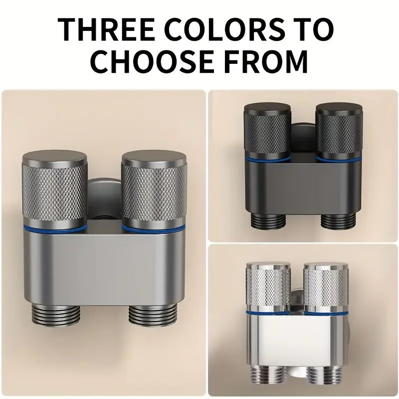 Stainless Steel Handheld Bidet Sprayer Set | Dual Outlet Valve