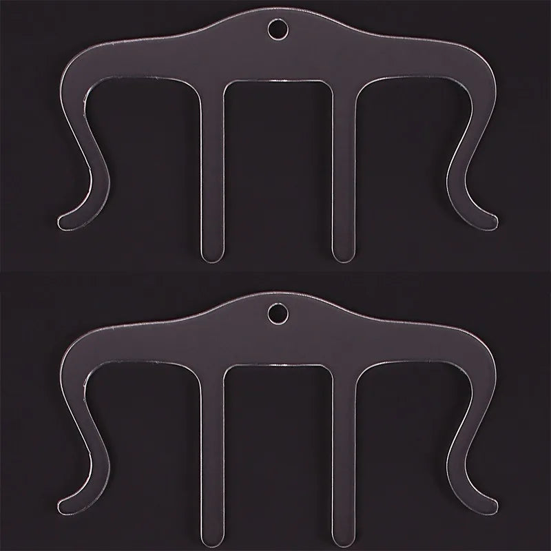 Plastic Sheet Music Holder Storage Clip Transparent Model Score Stand
