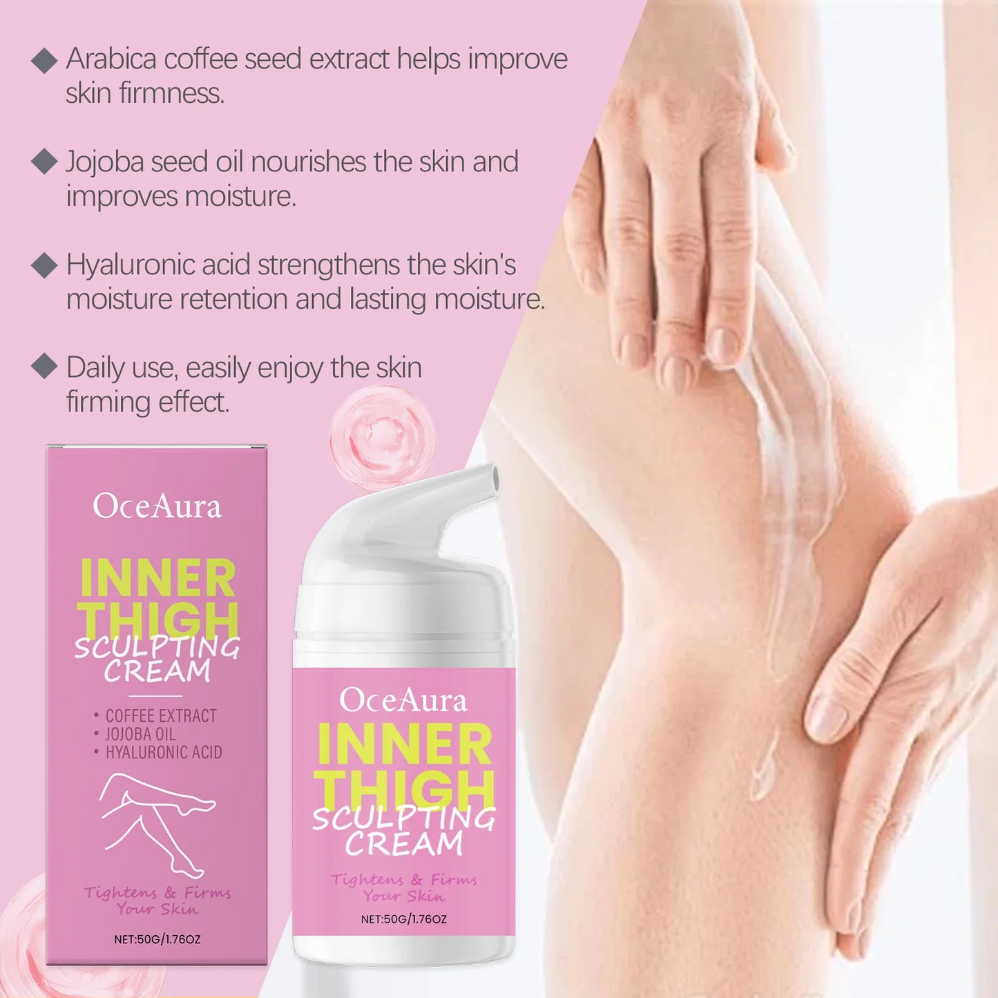 OceAura Leg Firming Cream 50g – Tighten & Moisturize Skin