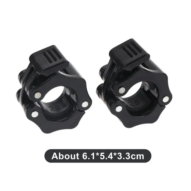 Barbell Collar Clips 25/28mm Quick Release Locking Clamps | Gym