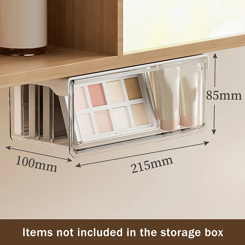 Clear Cosmetic Storage Box – Makeup & Bathroom Organizer