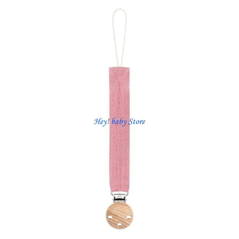 Baby Pacifier Clip Cotton Rope Teether Soother – 25 Colors