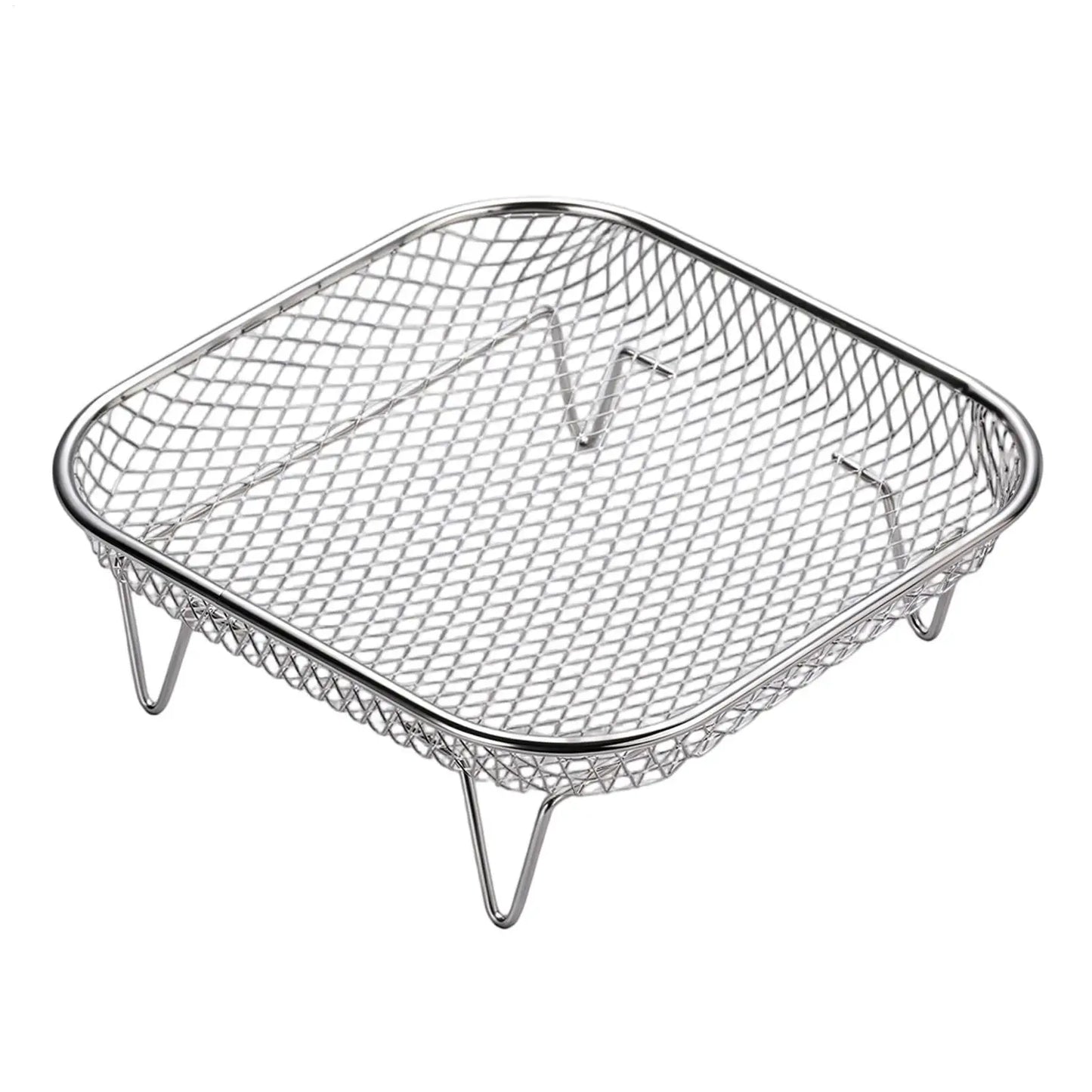 Stainless Steel Stackable Air Fryer Rack & Dehydrator Basket
