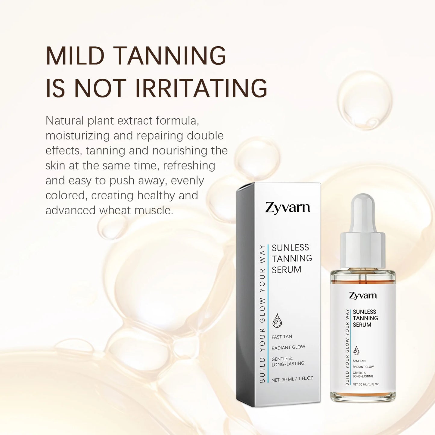 Self Tanning Serum – Sunless Bronzer Face & Body Glow, 30ml