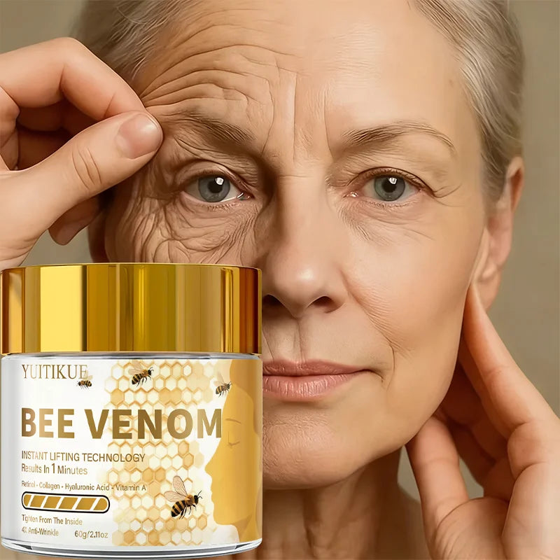 YUITIKUE Bee Venom Face Cream 60g | Lift, Firm & Anti-Wrinkle Anti-Aging Face Cream Peaceful Pleasures Health and Wellness Default Title