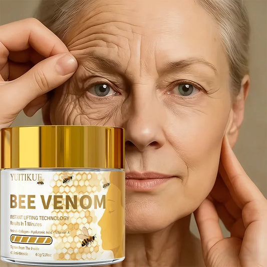 YUITIKUE Bee Venom Face Cream 60g | Lift, Firm & Anti-Wrinkle Anti-Aging Face Cream Peaceful Pleasures Health and Wellness Default Title
