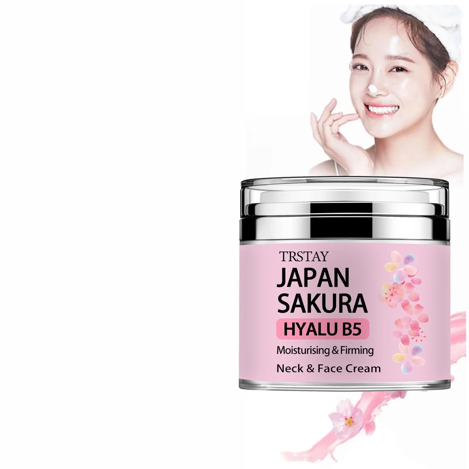 Japan Sakura Essence Cream, Sakura Tone Up Cream with Hyaluronic Acid, Peaceful Pleasures Health and Wellness