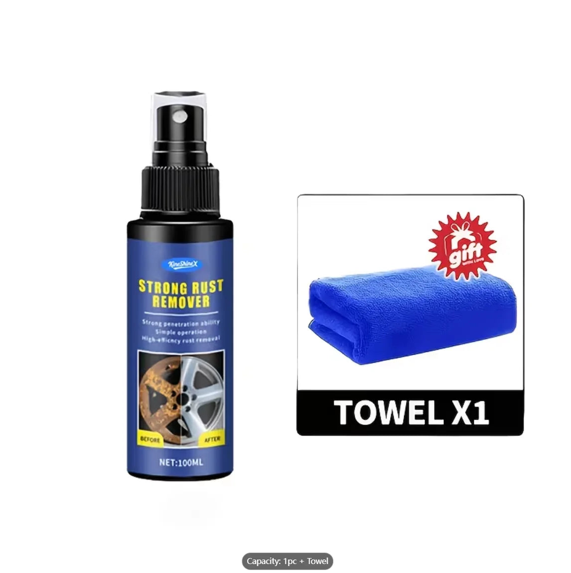 Metal Rust Removal Spray – Converter, Remover & Preventer