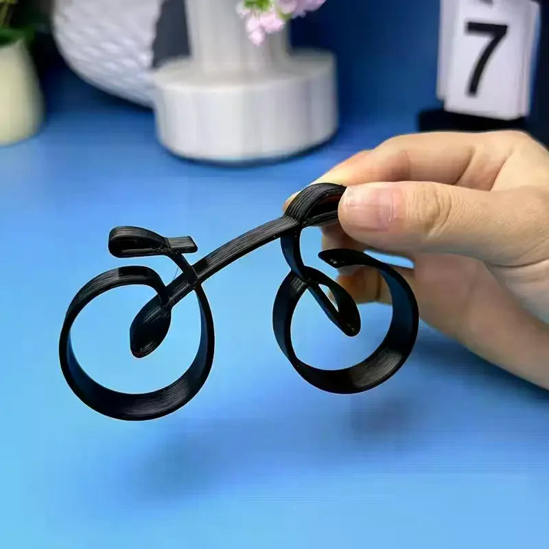 Miniature Bicycle Model 3D Desk Ornament | Home Office Decor