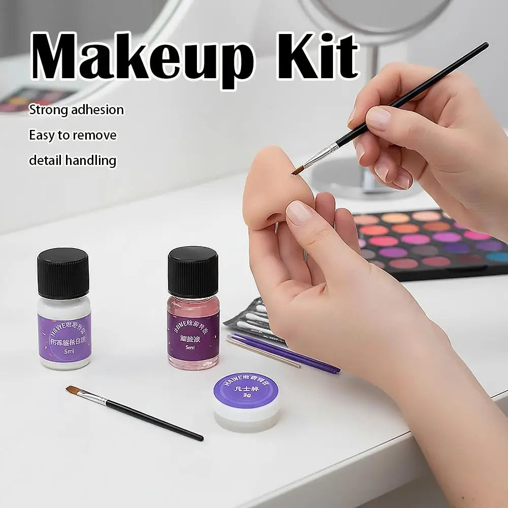 Spirit Gum Adhesive & Remover Kit – 5ml SFX Prosthetic Glue