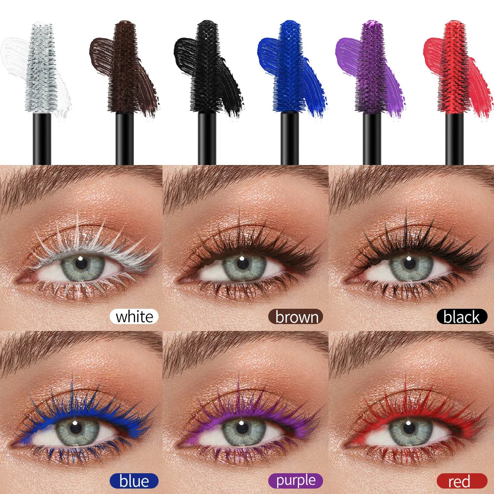 Multicolor Waterproof Eye Black Mascara – Sweatproof Party Makeup
