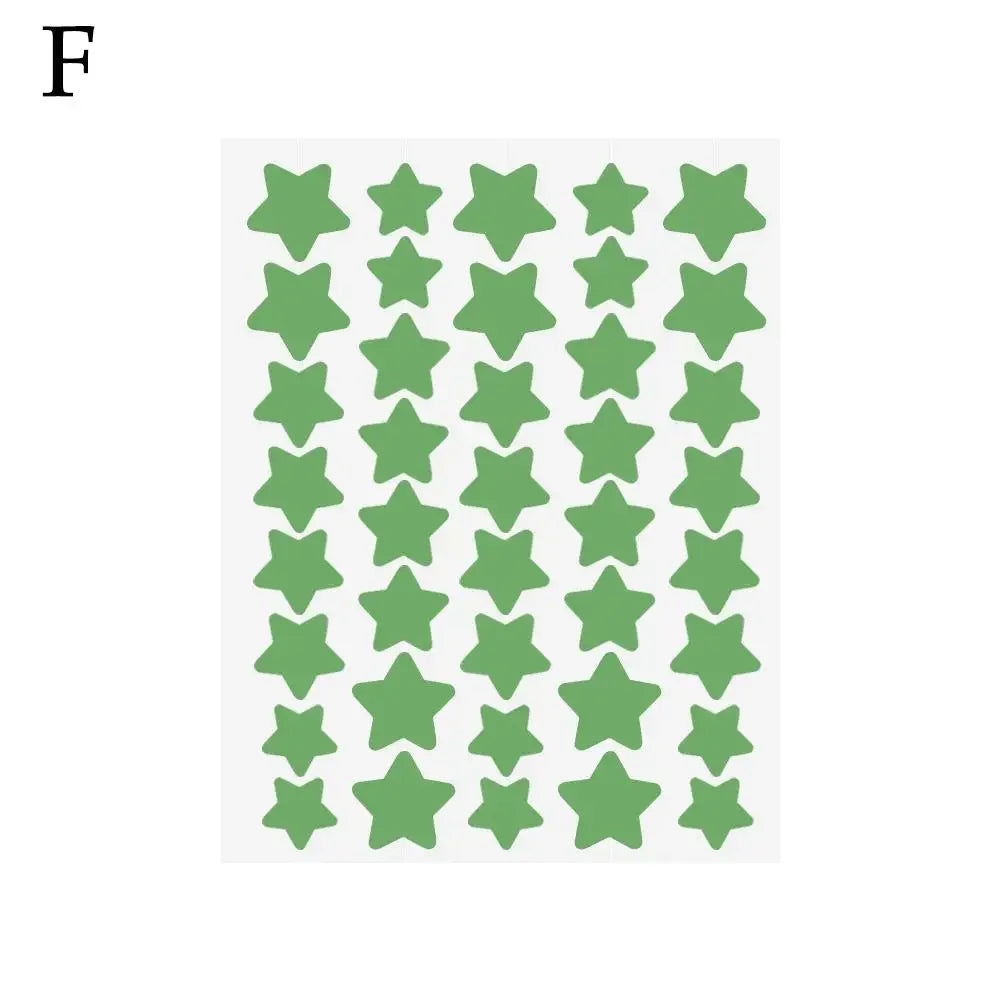 Star Pimple Patches – 40 Count Invisible Acne Cover Skincare Peaceful Pleasures Health and Wellness green