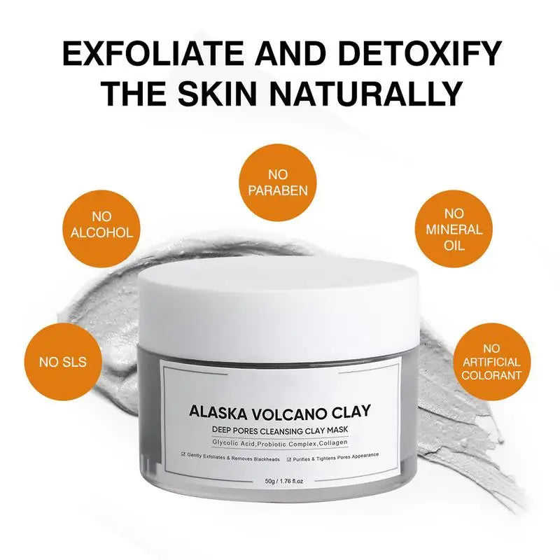 Volcanic Mud Face Mask – Deep Cleansing Dead Sea Minerals