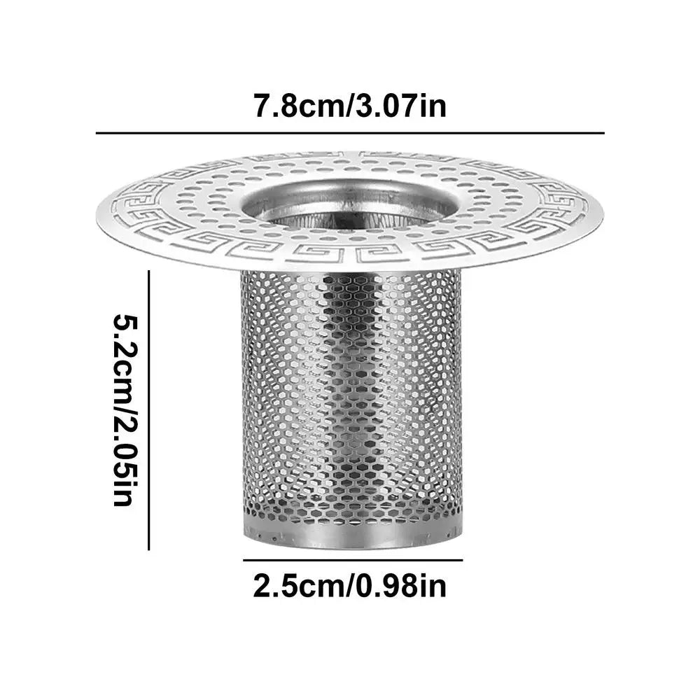 Stainless Steel Drain Hair Catcher & Sink Strainer Filter