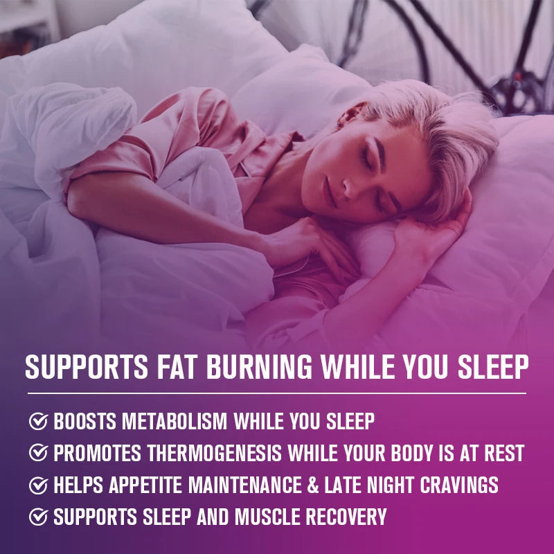 BEWORTHS Night Time Fat Burner Capsules 120ct Peaceful Pleasures Health and Wellness