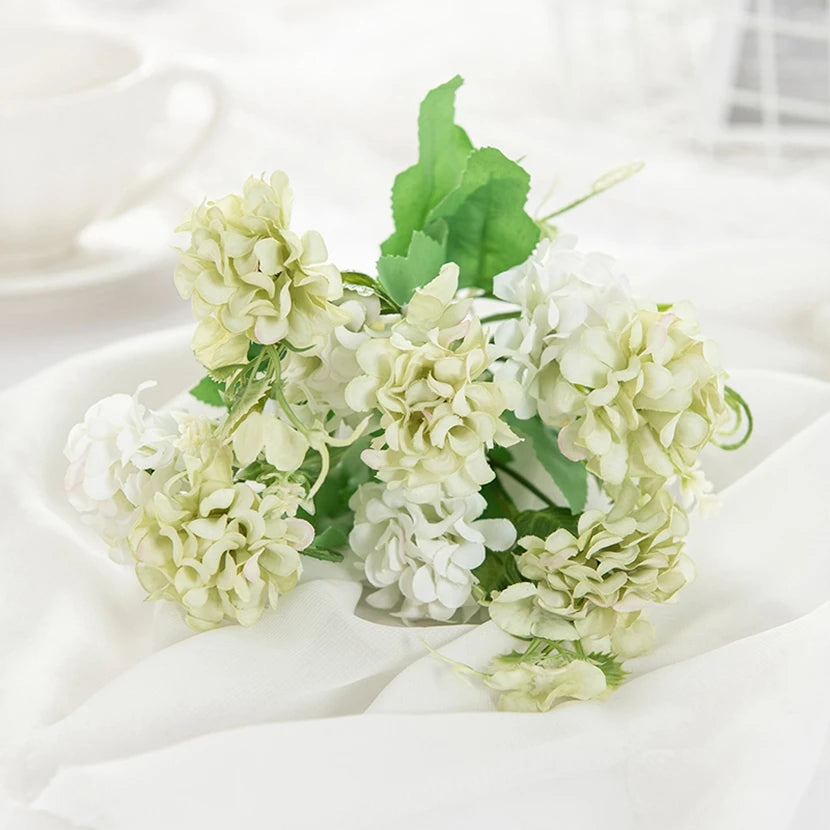 Artificial Silk Hydrangea Bouquet | Wedding & Home Decor