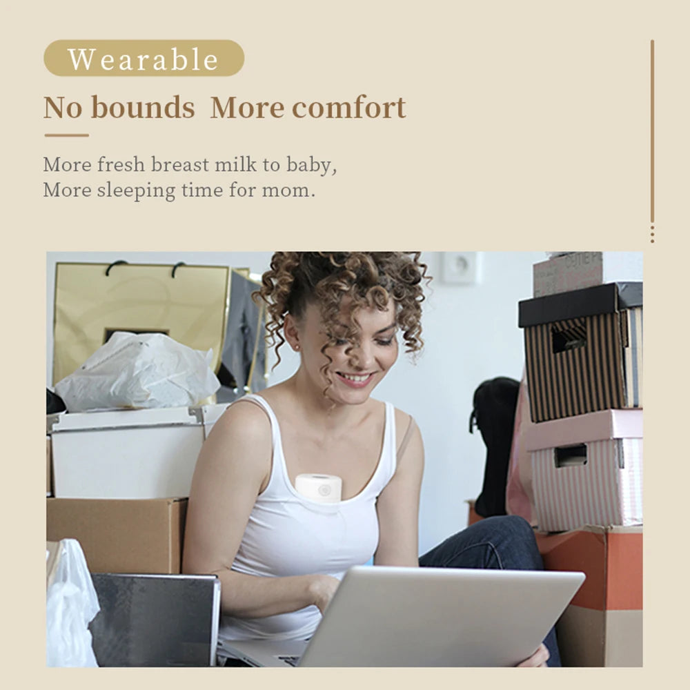 S12 Wearable Electric Breast Pump – Hands-Free, Silent, BPA-Free