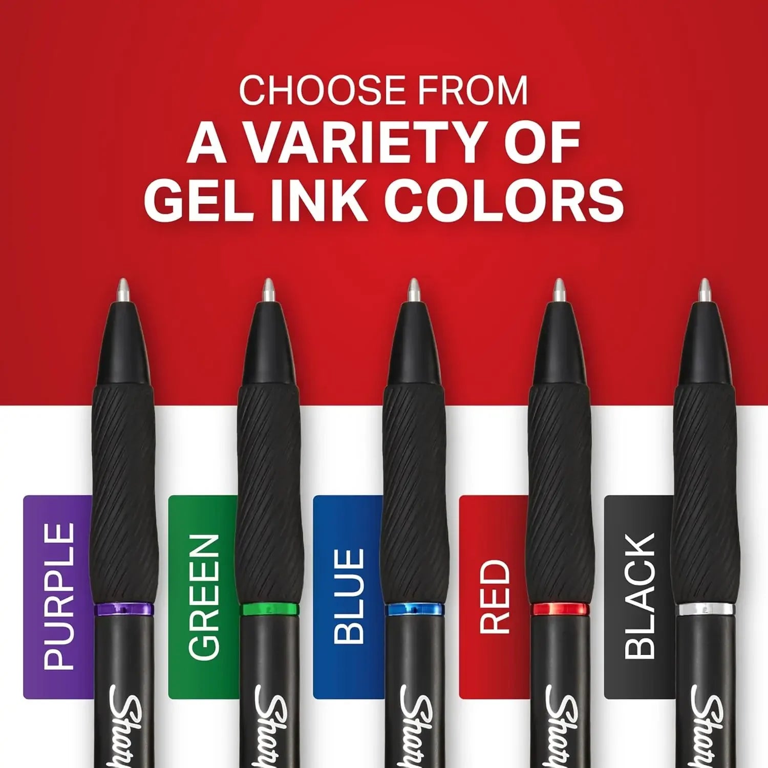Bold Gel Pens, 1.0mm Black Ink, 12-Pack for Smooth Writing - Ideal for Office, School & Journaling Peaceful Pleasures Health and Wellness