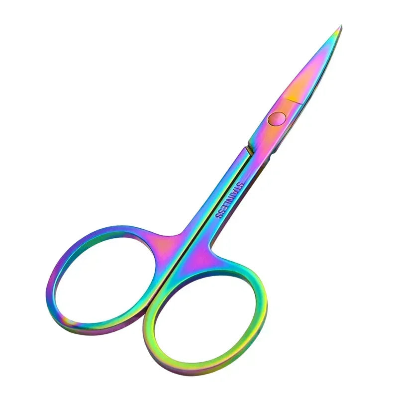 Stainless Steel Nail Cuticle Nipper & Trimmer | Rainbow Finish
