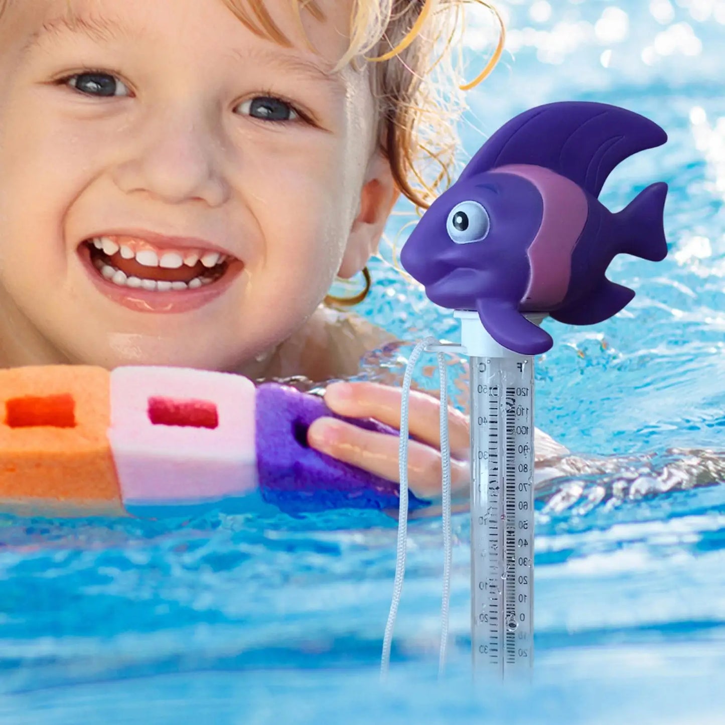 Pool Temp Gauge Cartoon Temperature Meter Pool Floating Easy Read Temp Gauge for Cold Plunge Hot Tub Ice Bath SPA Aquarium Pond Peaceful Pleasures Health and Wellness